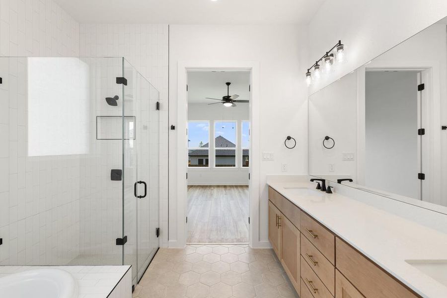 Furnished interior view inside a new home in Heritage, Dripping Springs (Image 11).
