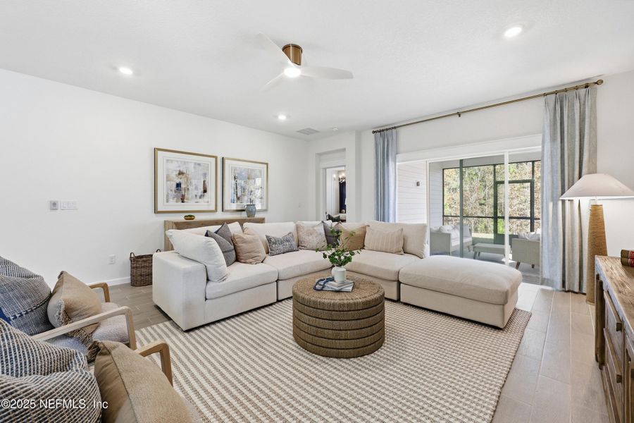 Furnished interior view inside a new home in , Green Cove Springs (Image 10). Furnished interior view inside a new home in , Green Cove Springs (Image 10).