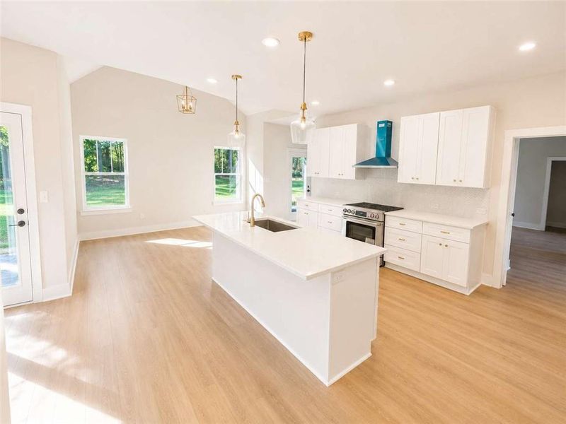 Furnished interior view inside a new home in , Conley (Image 7). Furnished interior view inside a new home in , Conley (Image 7).