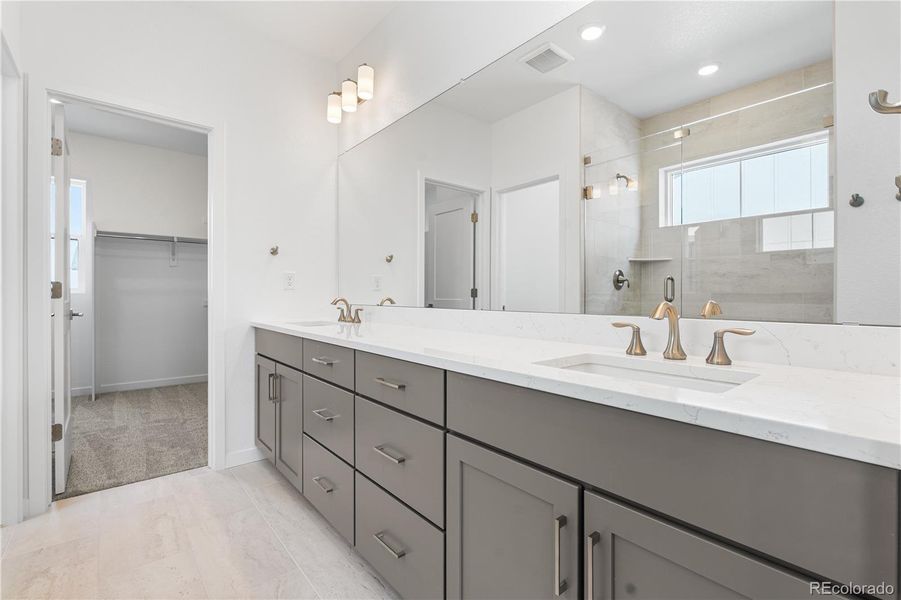 Furnished interior view inside a new home in Harmony at Solstice, Littleton (Image 7).