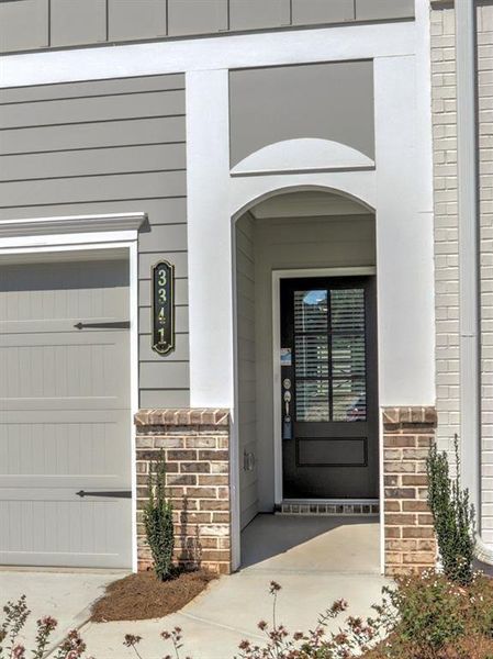 Exterior details and patio area of a home in East Park Village, Kennesaw (Image 28).