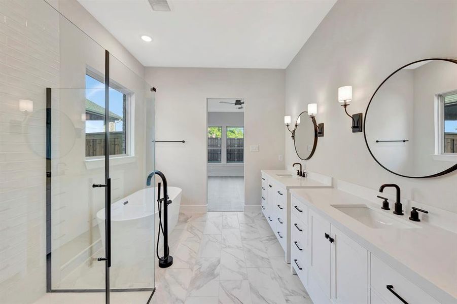 Furnished interior view inside a new home in Sterling Greene, Arlington (Image 5).