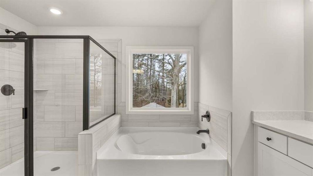 Furnished interior view inside a new home in Holland Estates, Powder Springs (Image 13).