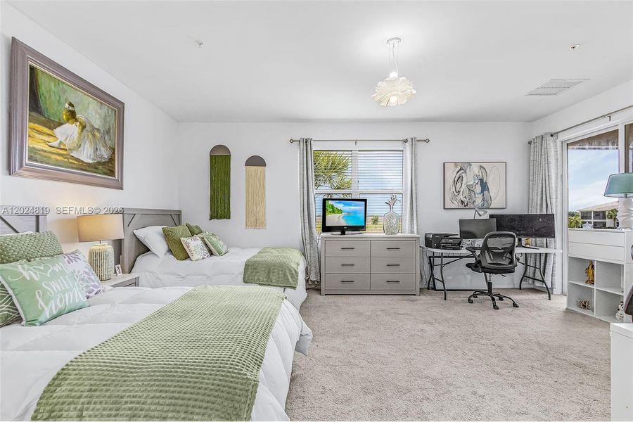 Furnished interior view inside a new home in , Ave Maria (Image 12).