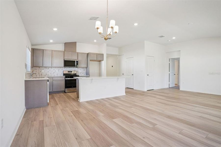 Furnished interior view inside a new home in Silver Lake Estates II, Leesburg (Image 6).