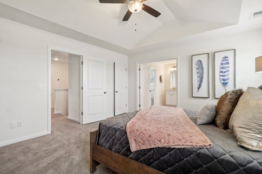 Representative furnished interior of a home built from the Bentcreek II by Great Southern Homes in Old Charleston Acres, Pelion (Image 42).