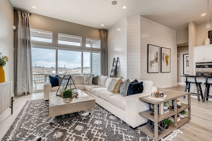 Representative furnished interior of a home built from the Mesa by Taylor Morrison in Macanta Destination Collection, Castle Rock (Image 14).