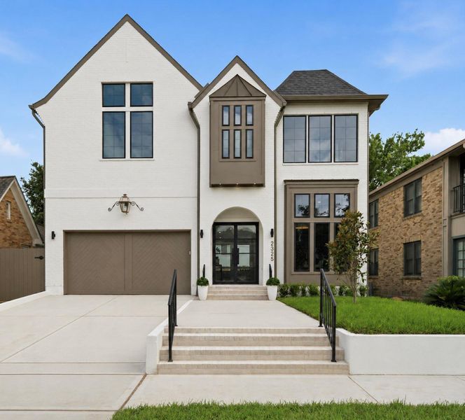 Front exterior of a new home in , Houston, TX, highlighting curb appeal (Image 24).