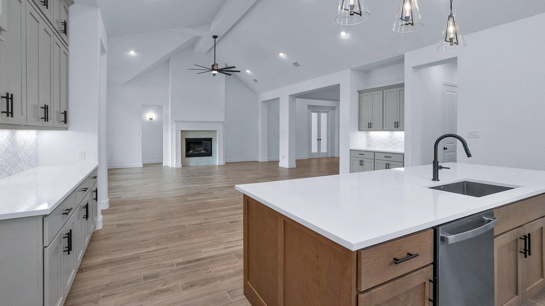 Furnished interior view inside a new home in Kresston, Montgomery (Image 7).