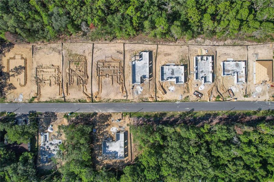 In-progress construction of a new home in , Inverness, FL (Image 8).