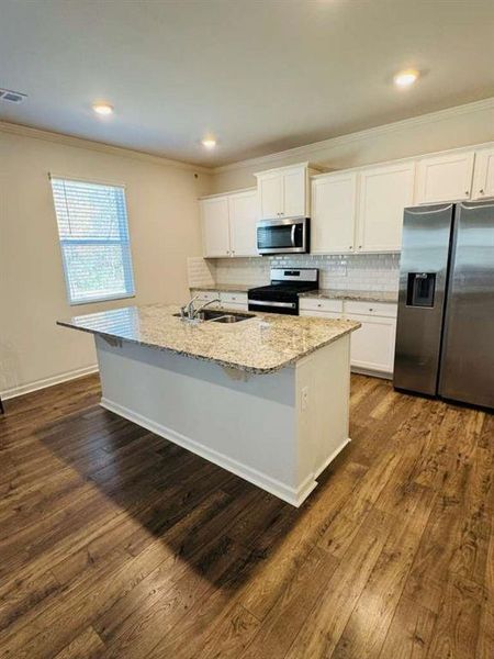 Furnished interior view inside a new home in , Powder Springs (Image 8). Furnished interior view inside a new home in , Powder Springs (Image 8).