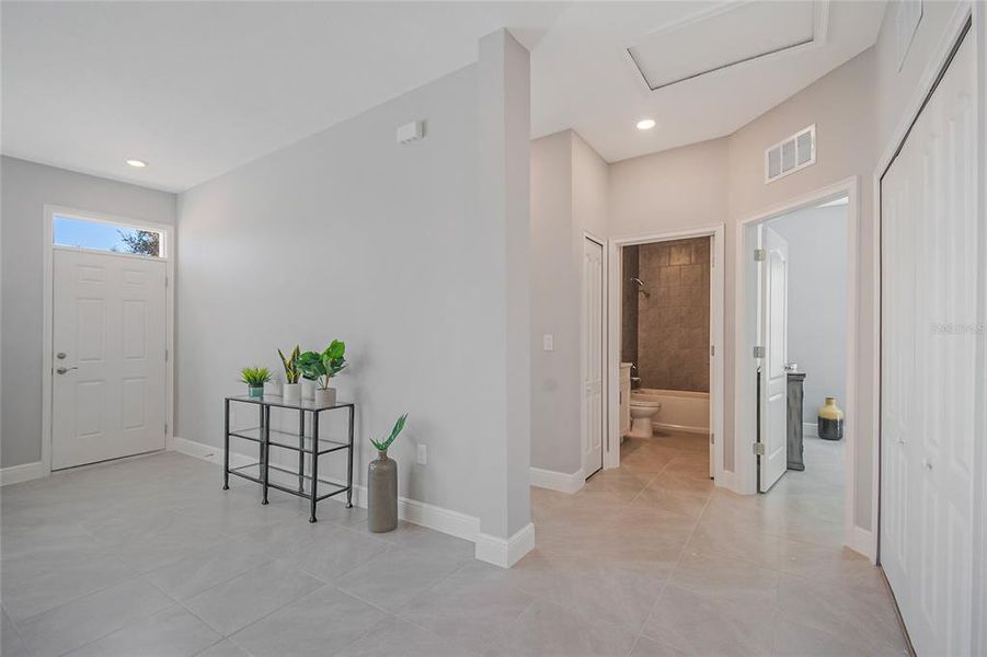 Furnished interior view inside a new home in , Kissimmee (Image 5). Furnished interior view inside a new home in , Kissimmee (Image 5).