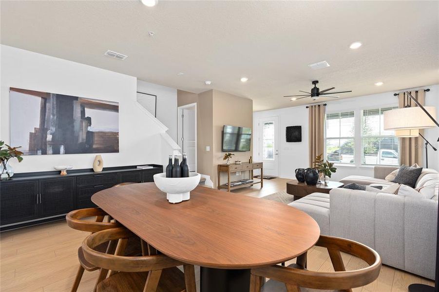Furnished interior view inside a new home in Parkside Trails, Clermont (Image 24).