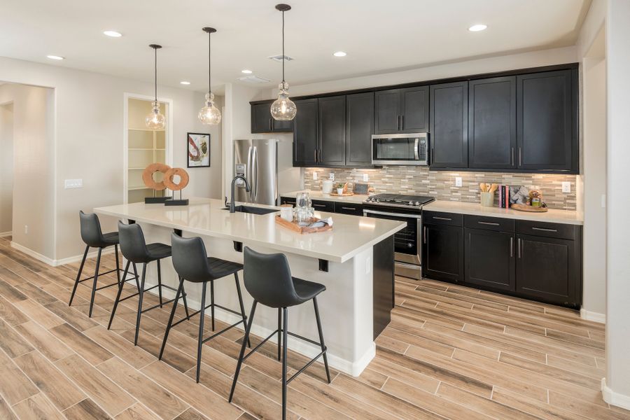 Representative furnished interior of a home built from the Shiloh by Beazer Homes in Highpointe at Northpointe, Peoria (Image 16).