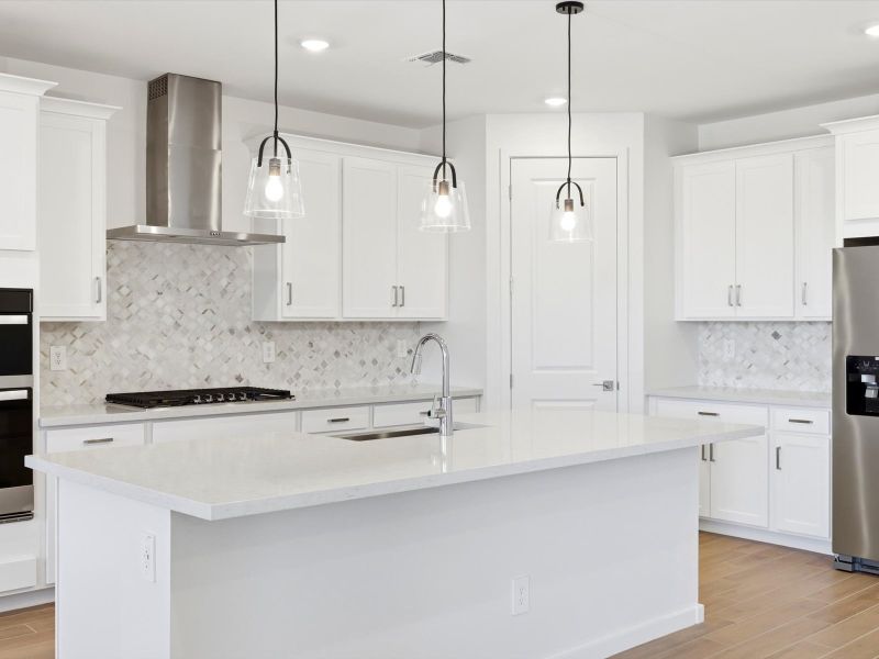 Furnished interior view inside a new home in White Tank Foothills Reserve Series, Waddell (Image 4).