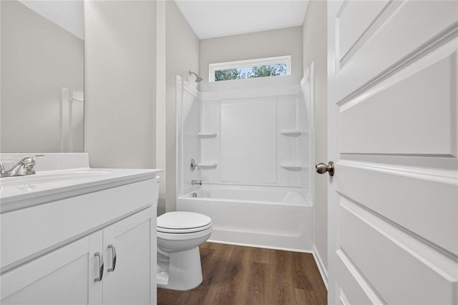 Furnished interior view inside a new home in Allen Manor, Hoschton (Image 18).