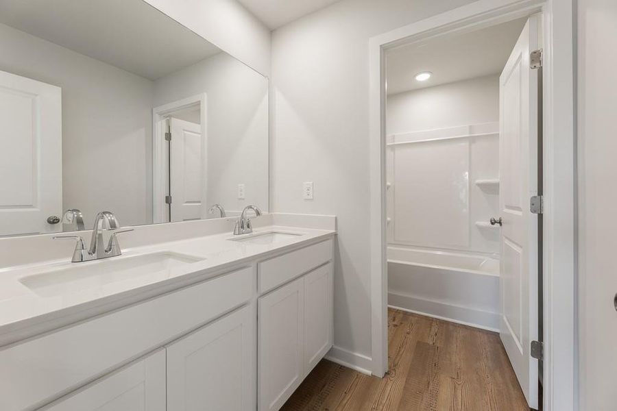 Furnished interior view inside a new home in Parkview Estates, South Fulton (Image 9). Furnished interior view inside a new home in Parkview Estates, South Fulton (Image 9).