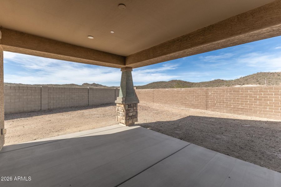 Backyard View from Patio