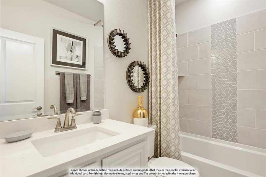 Furnished interior view inside a new home in Hayes Crossing, Midlothian (Image 25). Furnished interior view inside a new home in Hayes Crossing, Midlothian (Image 25).