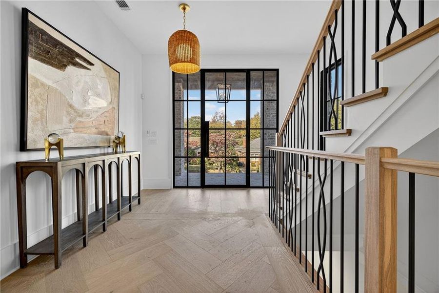 Furnished interior view inside a new home in , Atlanta (Image 35).