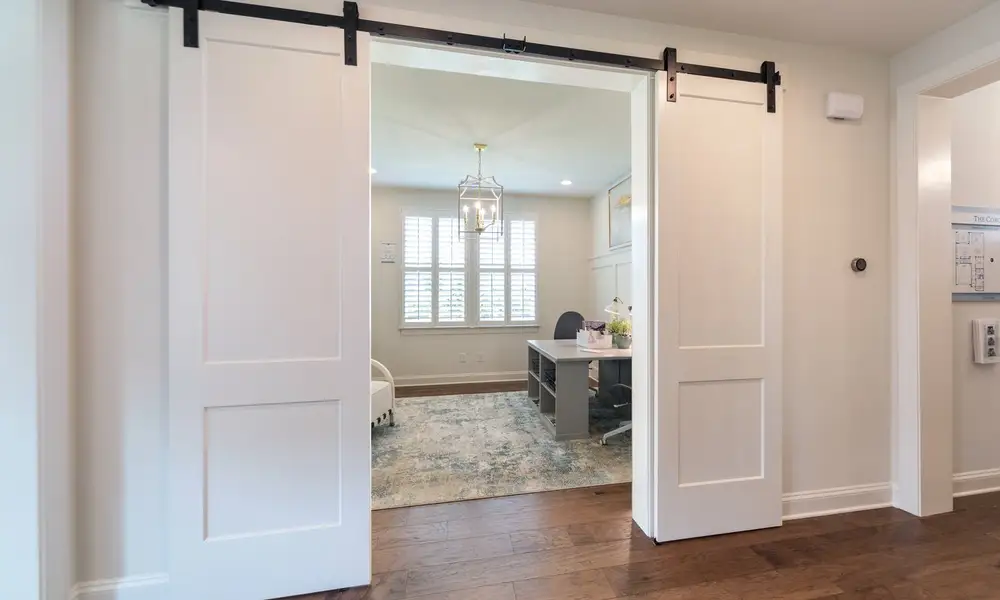 Representative furnished interior of a home built from the Coronado by Classica Homes in Weddington Grove, Weddington (Image 16).