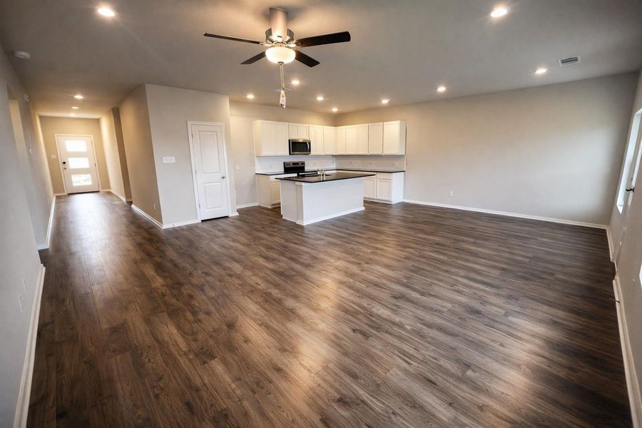 From Family Room to Open Concept Kitchen