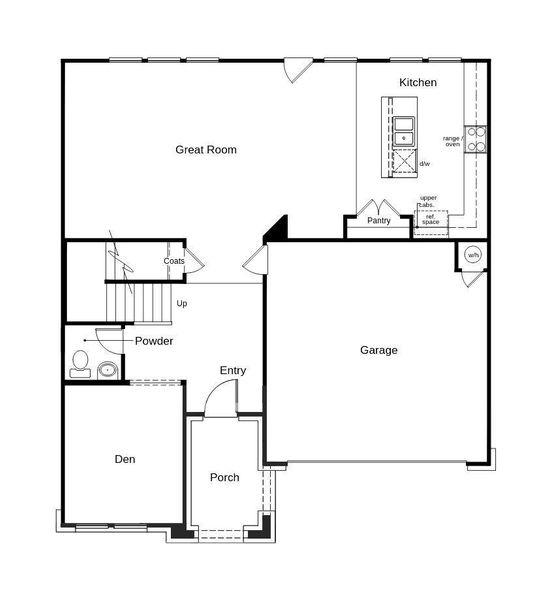 This floor plan features 3 bedrooms, 2 full baths and over 2,400 square feet of living space.