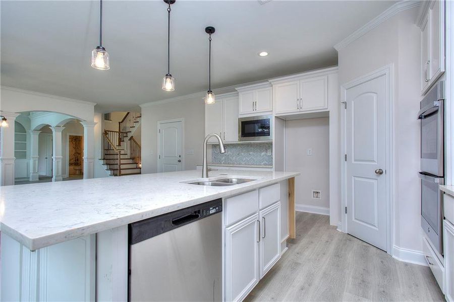 Furnished interior view inside a new home in , Conyers (Image 6). Furnished interior view inside a new home in , Conyers (Image 6).