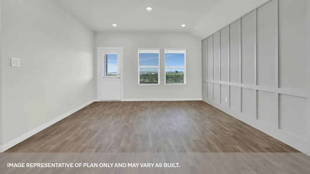 Representative unfurnished interior of a home built from the The Caroline by D.R. Horton in Mayfair, New Braunfels (Image 14).