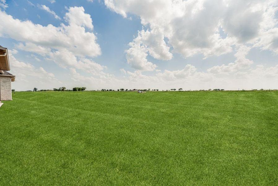 View of grassy yard with a view of rural / pastoral area View of grassy yard with a view of rural / pastoral area