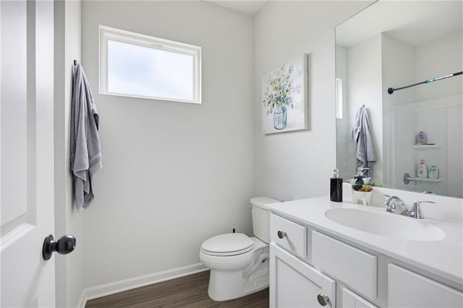 Furnished interior view inside a new home in Madison at Buice Lake, Acworth (Image 10). Furnished interior view inside a new home in Madison at Buice Lake, Acworth (Image 10).
