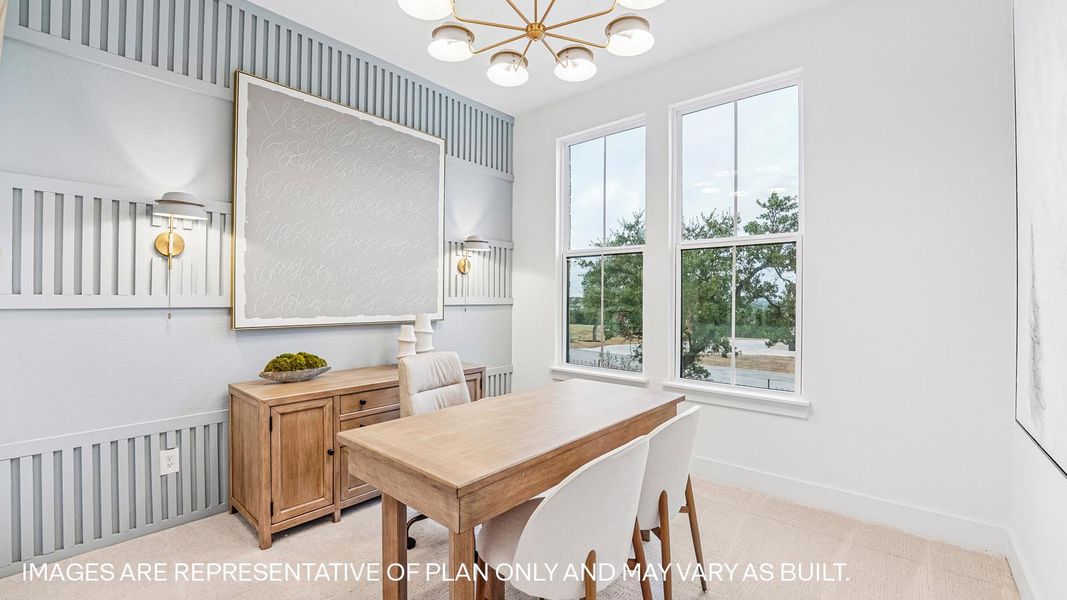 Representative furnished interior of a home built from the The Bremond by D.R. Horton in Sola Vista at West Cypress Hills, Briarcliff (Image 31).