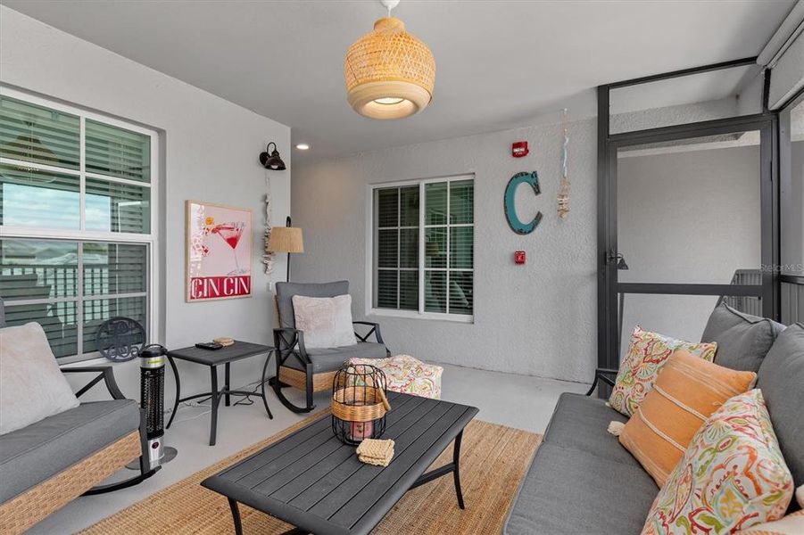Furnished interior view inside a new home in Heritage Landing, Punta Gorda (Image 7).