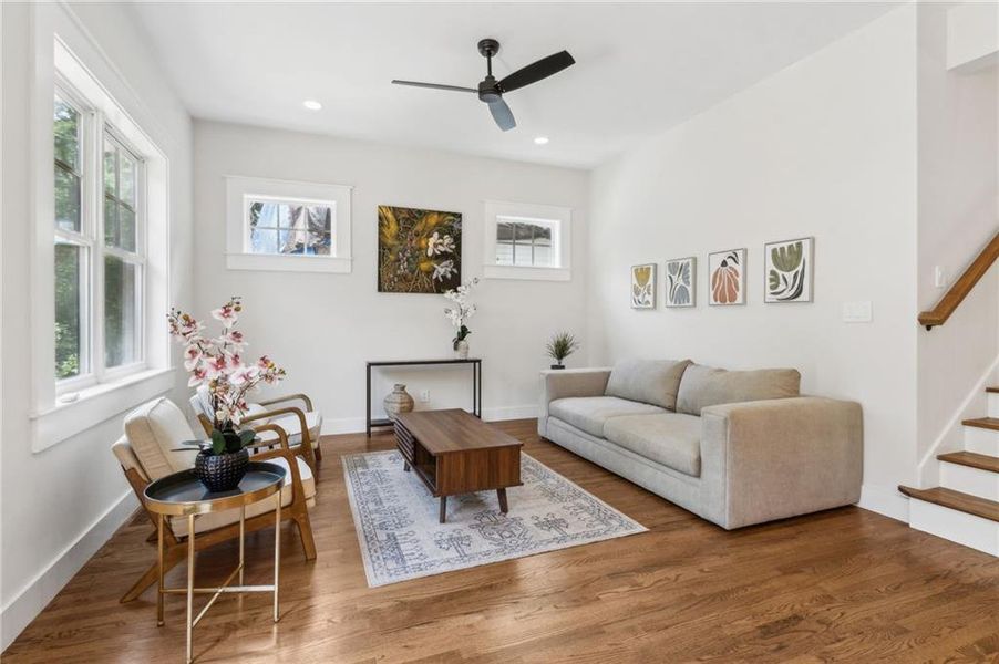 Furnished interior view inside a new home in , Pine Lake (Image 17).