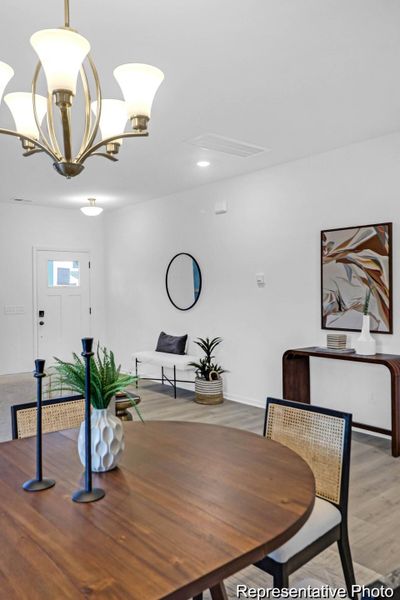 Furnished interior view inside a new home in , Ravenel (Image 17).