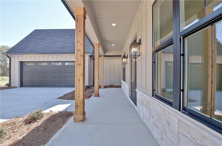 Exterior details and patio area of a home in , Luthersville (Image 26).