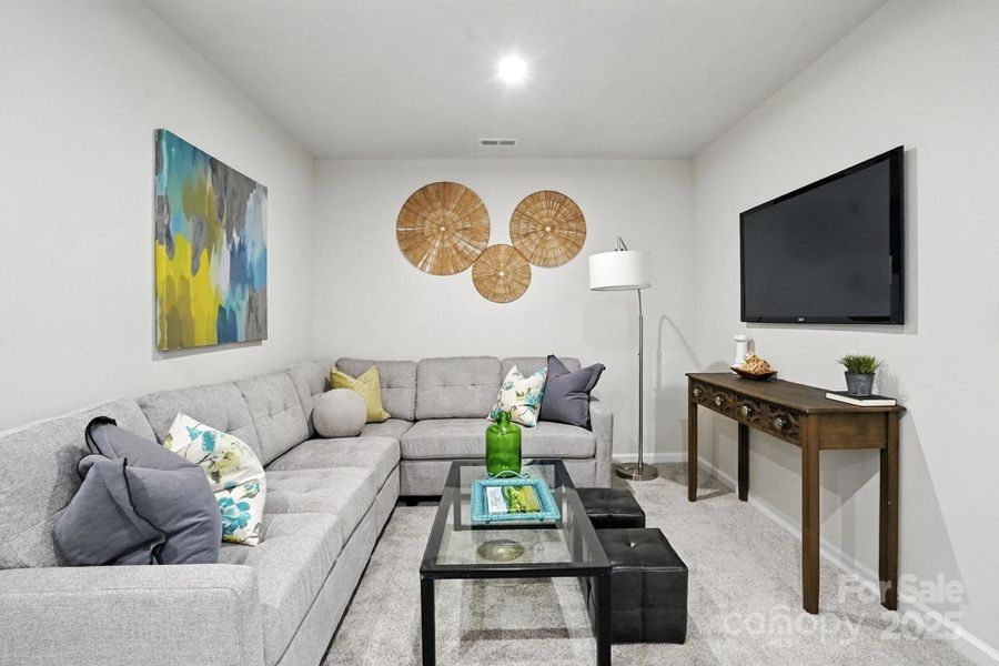 Furnished interior view inside a new home in Bailey Run, Charlotte (Image 10).
