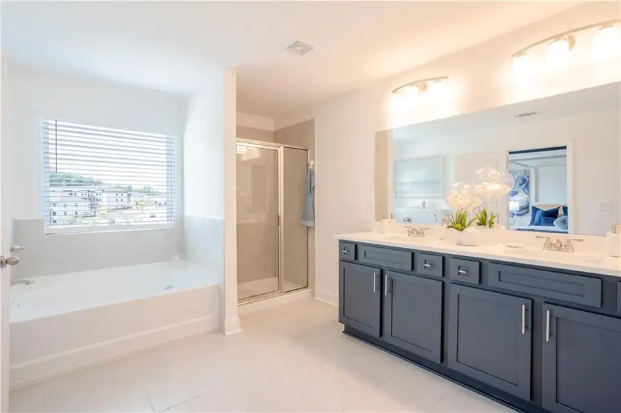 Furnished interior view inside a new home in Somerset at Riverbrook, Gainesville (Image 11).