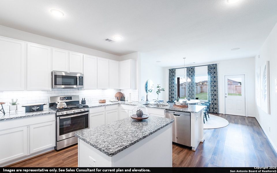 Furnished interior view inside a new home in Willow View, Converse (Image 6).