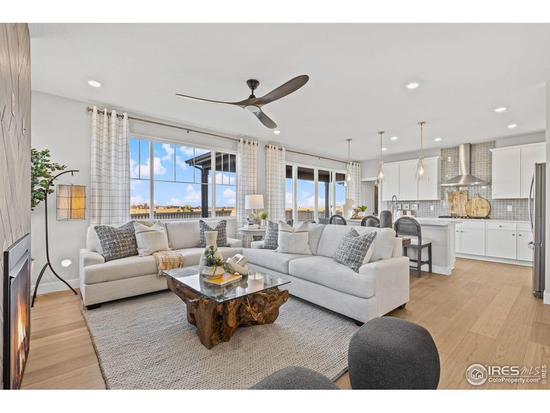 Furnished interior view inside a new home in Farmstead, Berthoud (Image 17).