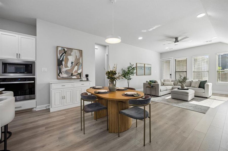 Furnished interior view inside a new home in Cambridge Crossing, Celina (Image 12).