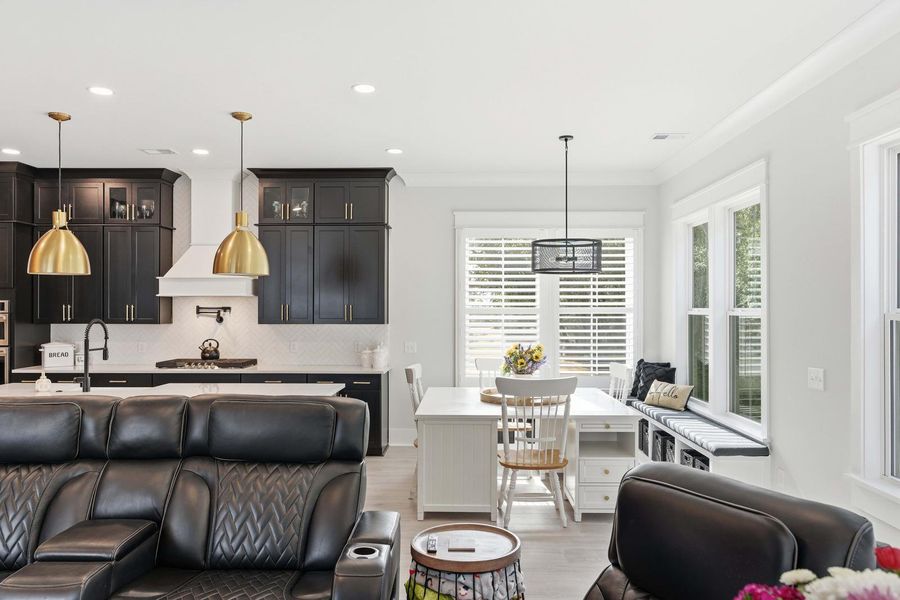 Furnished interior view inside a new home in Overlook at Copahee Sound, Awendaw (Image 23). Furnished interior view inside a new home in Overlook at Copahee Sound, Awendaw (Image 23).