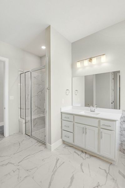 Furnished interior view inside a new home in Blackhawk, Pflugerville (Image 11).