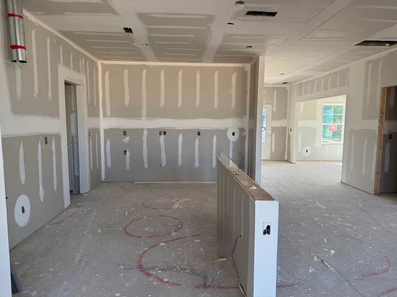 In-progress construction of a new home in The Point, Rolesville, NC (Image 12).