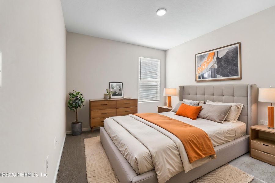 Furnished interior view inside a new home in , Jacksonville (Image 11).