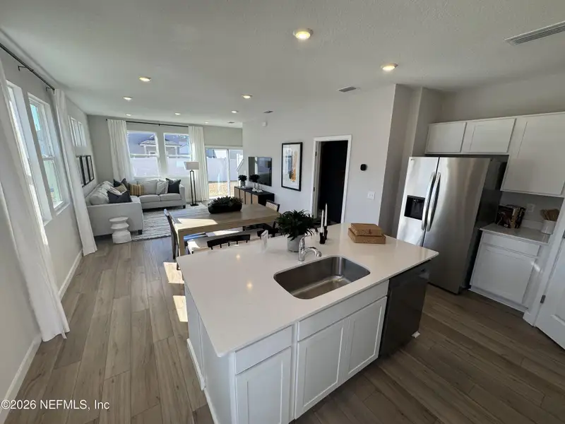Furnished interior view inside a new home in , Jacksonville (Image 4). Furnished interior view inside a new home in , Jacksonville (Image 4).