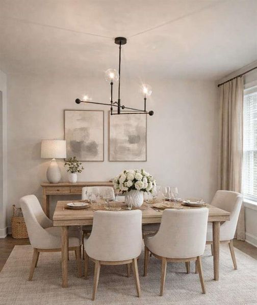 Furnished interior view inside a new home in , Stockbridge (Image 5).