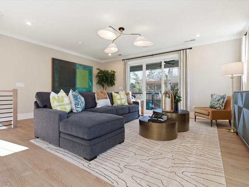 Representative furnished interior of a home built from the Regent by Tri Pointe Homes in Ascend, Charlotte (Image 17).