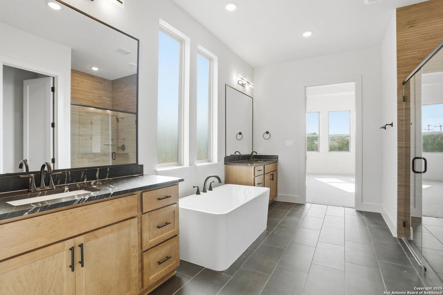 Furnished interior view inside a new home in Kinder Ranch 70's, San Antonio (Image 16). Furnished interior view inside a new home in Kinder Ranch 70's, San Antonio (Image 16).