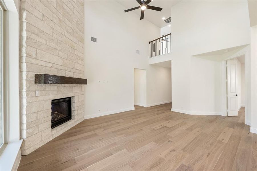 Spacious, unfurnished interior of a new home in Windsong Ranch Classic 61, Prosper (Image 40). Spacious, unfurnished interior of a new home in Windsong Ranch Classic 61, Prosper (Image 40).